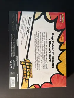 Pokemon TCG Ascended Heroes Mega Emboar Ex Collection Box Brand New Sealed - Image 2