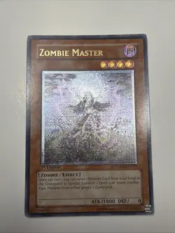 Yugioh 1x Zombie Master TAEV-EN039 1st Edition Ultimate Rare Near Mint -A - Image 1