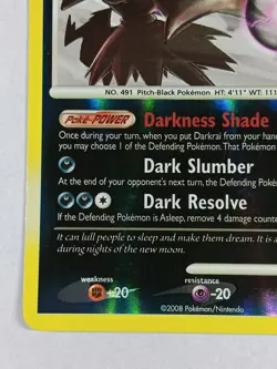 Pokemon Darkrai 3/100 Rare Majestic Dawn Reverse Holo Card 2008 - Image 5