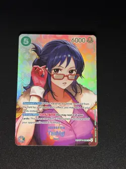 Bandai One Piece Card Game Tashigi SP OP-16 English Version Near Mint Condition - Image 1
