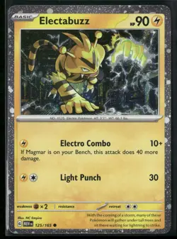 Electabuzz - (Cosmos Holo) Holo Promo Miscellaneous Cards & Products 125/165 NM - Image 1