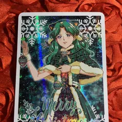 SAILOR NEPTUNE Sailor MOON SPECIAL WAIFU GIRL Holo Merry Christmas Anime Card - Image 2