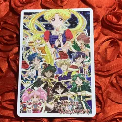 SAILOR NEPTUNE Sailor MOON SPECIAL WAIFU GIRL Holo Merry Christmas Anime Card - Image 4