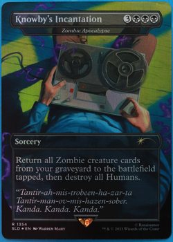 Knowby's Incantation | Zombie Apocalypse (Secret Lair Promo) FOIL NM (501957) - Image 1