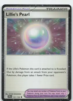 Lillie's Pearl - (Cosmos Holo) 151/159 Promo SV09: Journey Together NM Pokemon - Image 1