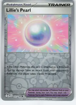 Lillie's Pearl 151/159 Uncommon Reverse Holo SV09: Journey Together NM Pokemon - Image 1