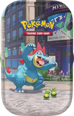Pokemon Lumiose City Mini Tin [Feraligator & Budew] BRAND NEW SEALED - Image 1