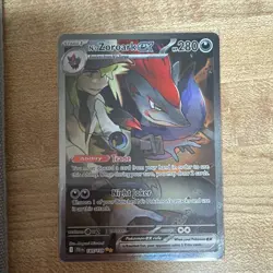 Pokemon TCG N's Zoroark ex 185/159 Sv09 Journey Together SIR Holo EN - Image 3