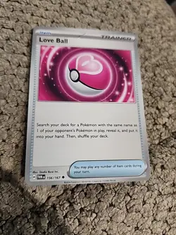 Pokemon TCG Love Ball 156/167 TVM: Twilight Masquerade Regular NM - Image 1