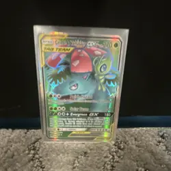 Celebi & Venusaur GX 159/181 SM Team Up TAG TEAM Holo 270HP - Image 2
