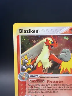 Pokemon TCG Blaziken 3/109 Ruby & Sapphire Holo Rare 2003 - Image 5
