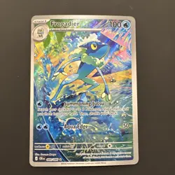 Pokemon Chaos Rising Frogadier #089/086 Illustration Rare - NM PACK FRESH - Image 1