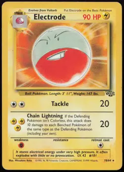 Electrode 18/64 HP Jungle Rare Pokemon - Image 1