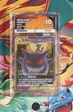 Gengar & mimikyu Gx Tag Team 033/150 Chinese Ace 10 Pokemon TCG - Image 1