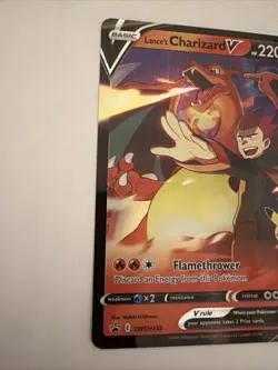 Lance's Charizard V SWSH133 Promo Holo 25th Anniversary Pokemon NM - Image 4