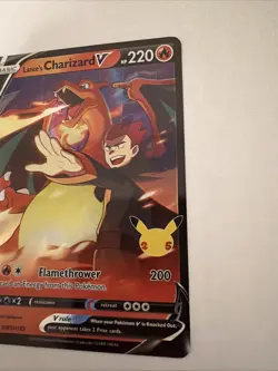 Lance's Charizard V SWSH133 Promo Holo 25th Anniversary Pokemon NM - Image 5