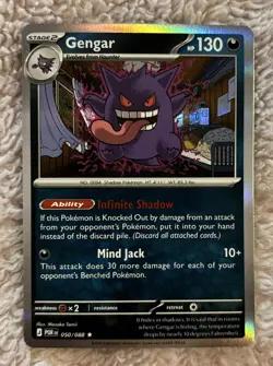 Pokemon TCG - Gengar 050/088 Holo Rare - ME03 Perfect Order - NM - Image 1