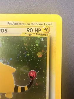 2001 Pokemon, Neo Revelation, #1/64 Ampharos, Holo Rare - Image 4
