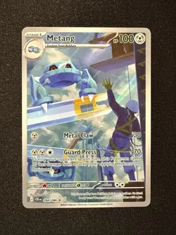Pokemon TCG Metang 094/086 ME04: Chaos Rising CRI Illustration Rare NM - Image 1