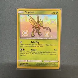 Scyther SV1/SV94 Hidden Fates Shiny Vault Holo Rare 2019 - Image 1
