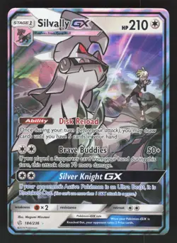 Silvally GX 184/236 Pokemon TCG SM - Cosmic Eclipse NM - Image 1