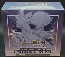 Pokemon TCG Chilling Reign ETB Pokemon Center Exclusive *ERROR PRINT* - SEALED - Image 1