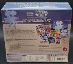 Pokemon TCG Chilling Reign ETB Pokemon Center Exclusive *ERROR PRINT* - SEALED - Image 3