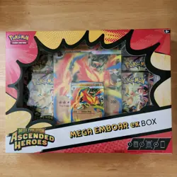 Pokemon TCG Mega Emboar EX 🔥 Box Ascended Heroes New Sealed 4 Packs Promo - Image 3