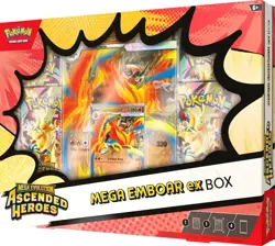 Pokemon TCG Mega Emboar EX 🔥 Box Ascended Heroes New Sealed 4 Packs Promo - Image 5