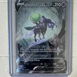 Pokemon Shadow Rider Calyrex V 172/198 Chilling Reign Full Art Holo Eng HP 210 - Image 1