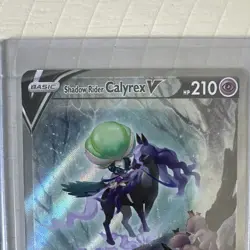 Pokemon Shadow Rider Calyrex V 172/198 Chilling Reign Full Art Holo Eng HP 210 - Image 2