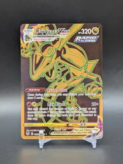 Rayquaza VMAX TG29/TG30 Secret Rare Silver Tempest Trainer Gallery Pokemon - Image 1