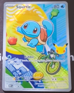 Pokemon Squirtle 039 Mega Evolution Promo EN Promo Holo 80 HP - Image 1
