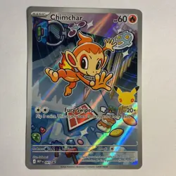 Pokemon TCG Chimchar 41 First Partner Collection Black Star Promo - Image 1