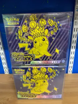 Surging Sparks Pokemon Center Elite Trainer Box Etb and Regular with Case - Image 1