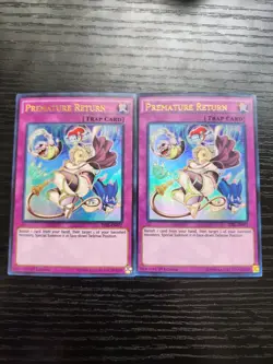 x2 PREMATURE RETURN - (TDIL-EN077) - Ultra Rare - 1st - NM YuGiOh! - Image 1