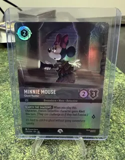 2025 Disney Lorcana | Minnie Mouse Ghost Hunter Epic | Whispers in the Well Holo - Image 1