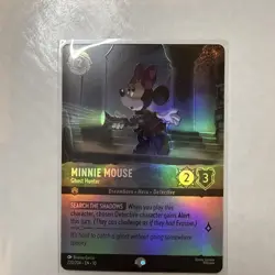 2025 Disney Lorcana | Minnie Mouse Ghost Hunter Epic | Whispers in the Well Holo - Image 1