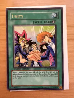 Yu-Gi-Oh Unity JUMP-EN006 Ultra Rare Limited Edition LP - Image 1