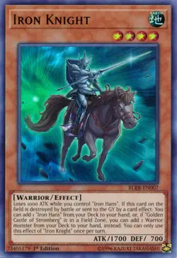 Yugioh - Iron Knight (Ultra Rare) (1st Edition) - BLRR-EN007 P - Image 1