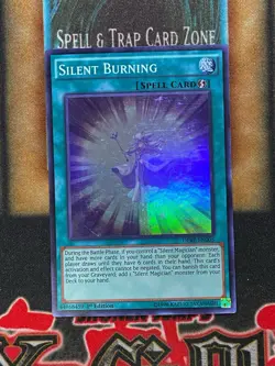 Yugioh Silent Burning DPRP-EN005 Super Rare 1st Ed LP - Image 1
