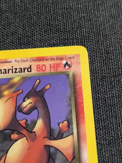 Pokemon 1999-2000 WOTC Team Rocket Rare Non-Holo Card #21/82 Dark Charizard NM - Image 3