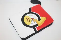 Pokemon 400 Card 4 Pocket 3 Ring Binder - Red, White, Yellow Poke Ball Pikachu - Image 2