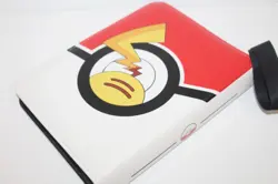 Pokemon 400 Card 4 Pocket 3 Ring Binder - Red, White, Yellow Poke Ball Pikachu - Image 4