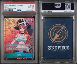 Psa 10 Nami OP02 036 SR Alt Art Paramount War English One Piece Card Game - Image 1