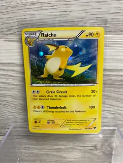 2014 Pokemon XY Base Raichu #43 (Holo) NM - Image 1