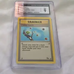 1999 Fossil Energy Search #59 CGC 9 Pokemon Card - Image 4