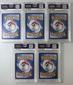 LOT OF 5- 2021 Pokemon SWSH Black Star Promo Greninja Star #144 Holo PSA 7 - Image 2