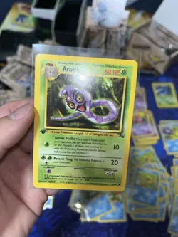 Pokemon 1st edition COMPLETE FOSSIL 32 Card Uncommon/Common Set NM+ Pack Fresh - Image 4