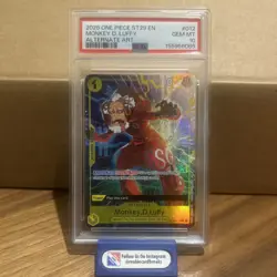 2026 Monkey D. Luffy ( Old Man Luffy ) 012 One Piece Starter Deck St29 PSA 10 - Image 1